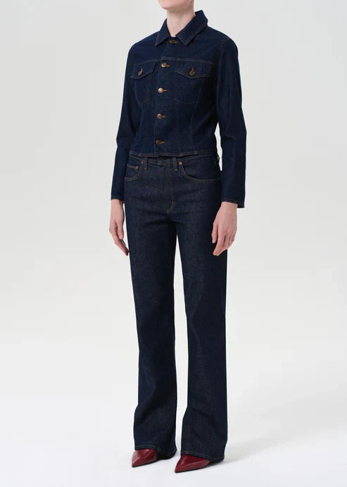 Contoured Jacket in Rinse