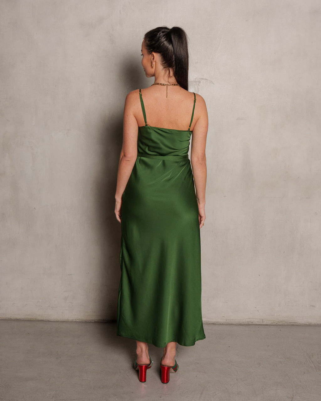 Basic Lennon Zipslip™️ Dress Pine