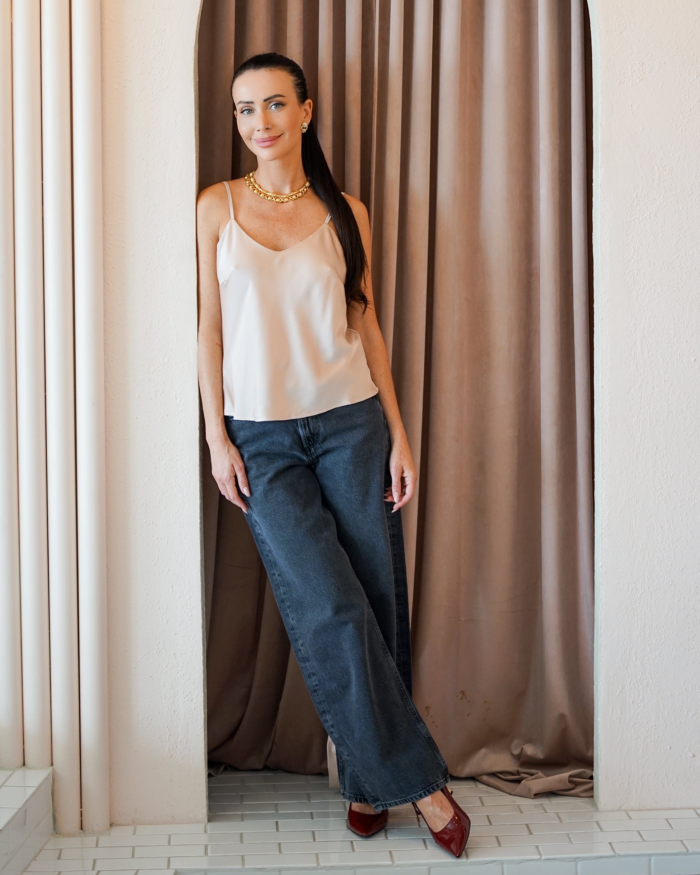 Basic Cooper Cami Champagne