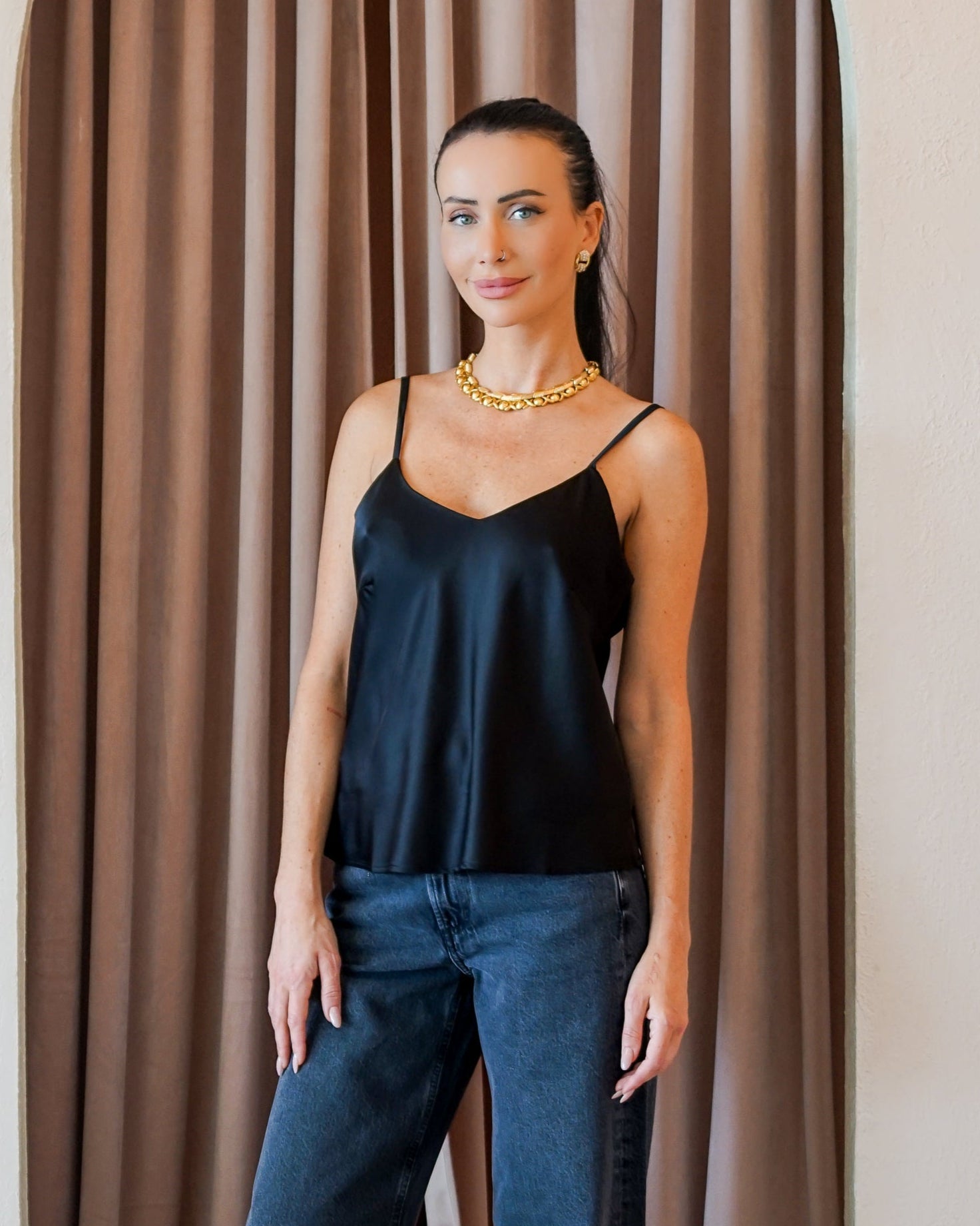 Basic Cooper Cami Black