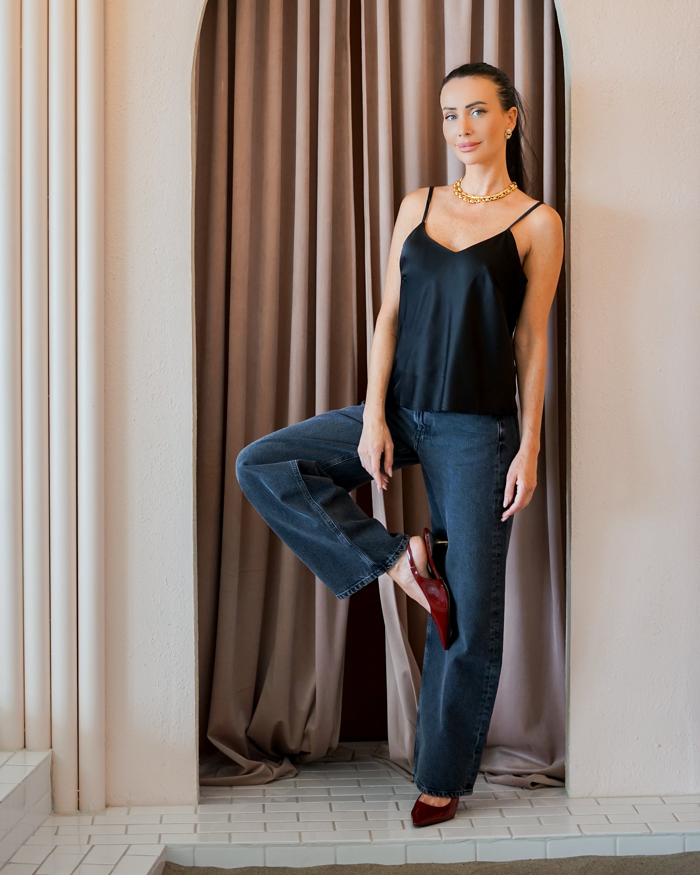 Basic Cooper Cami Black