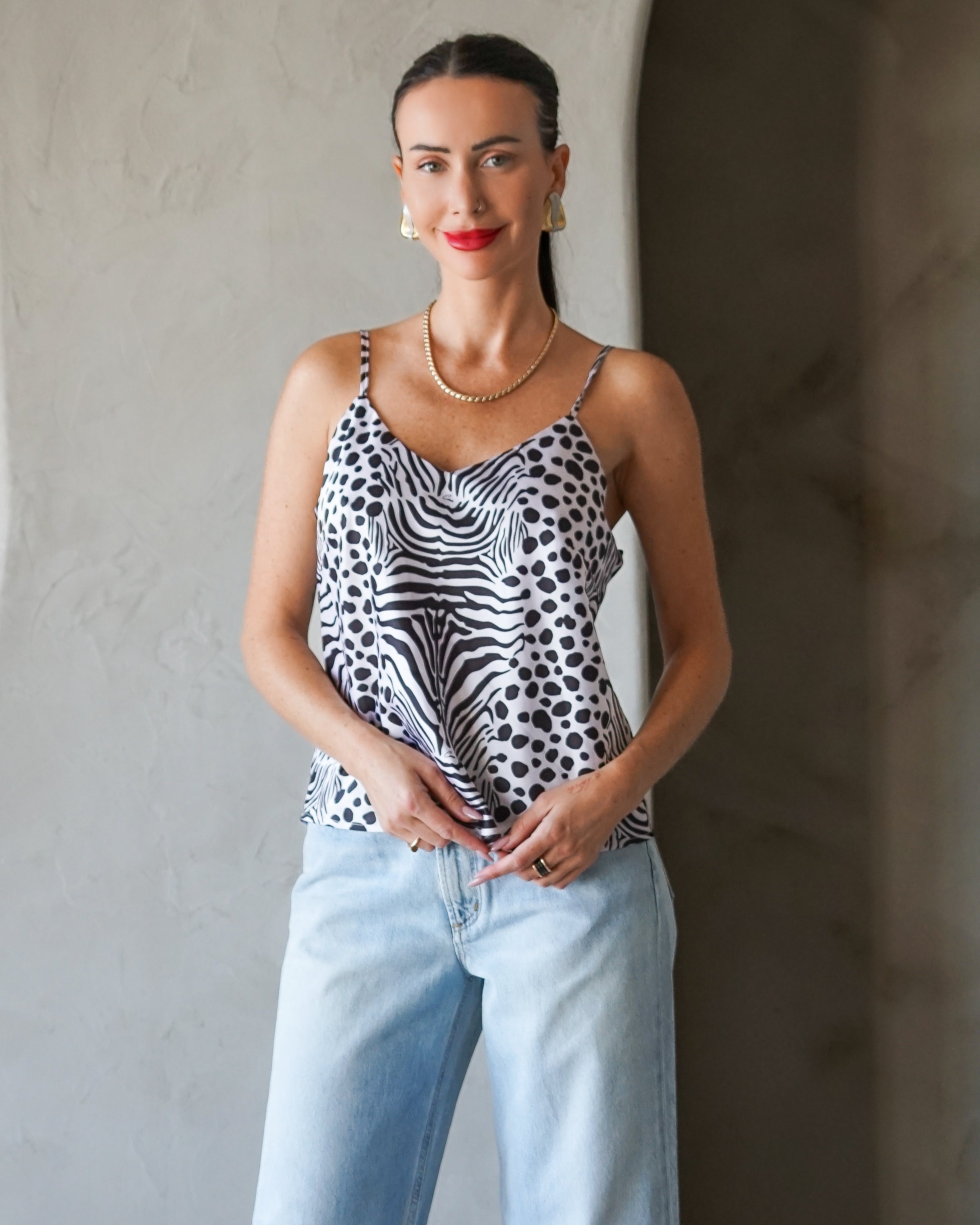 Cooper Cami Zebra Dot