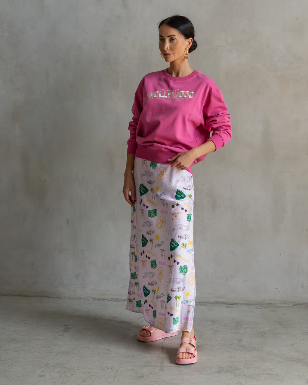 90’s Baggy Crewneck Hollywood