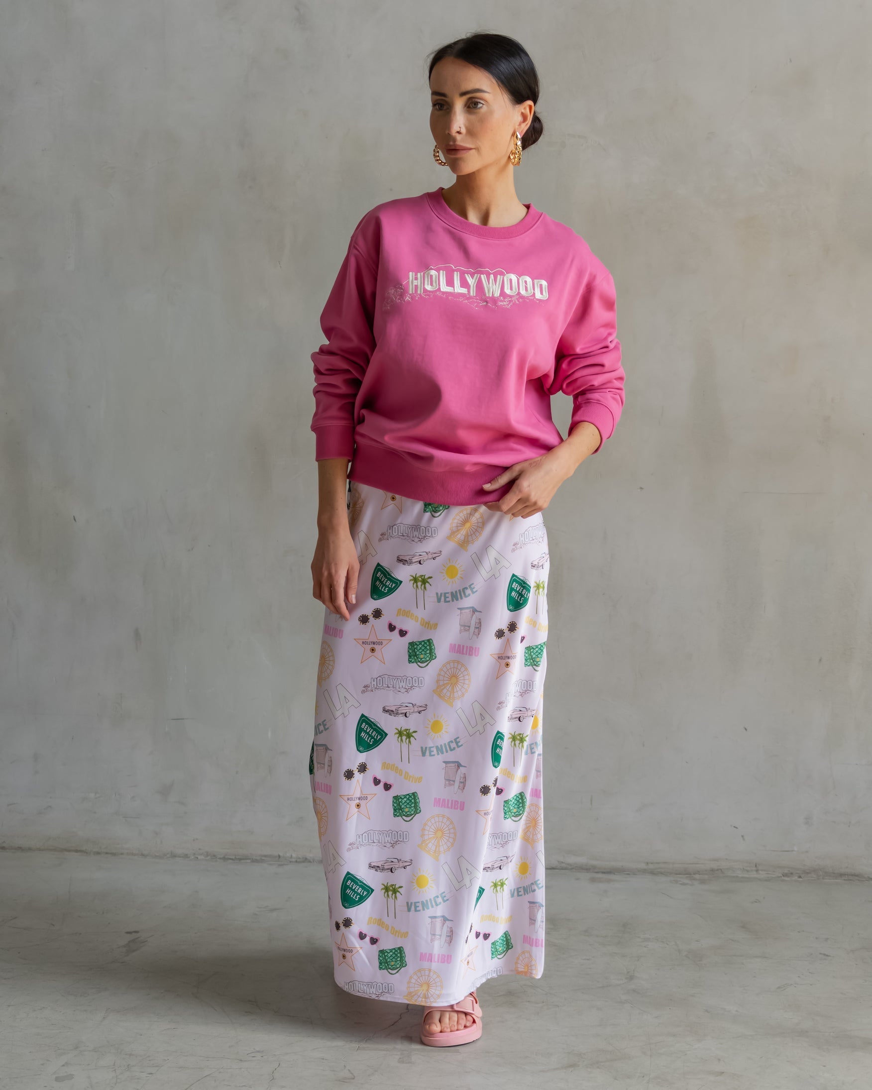 90’s Baggy Crewneck Hollywood