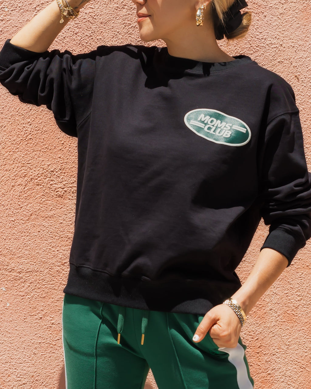 90’s Baggy Crewneck Moms Club