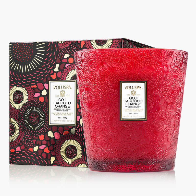 Goji Tarocco Orange 3 Wick Hearth Candle