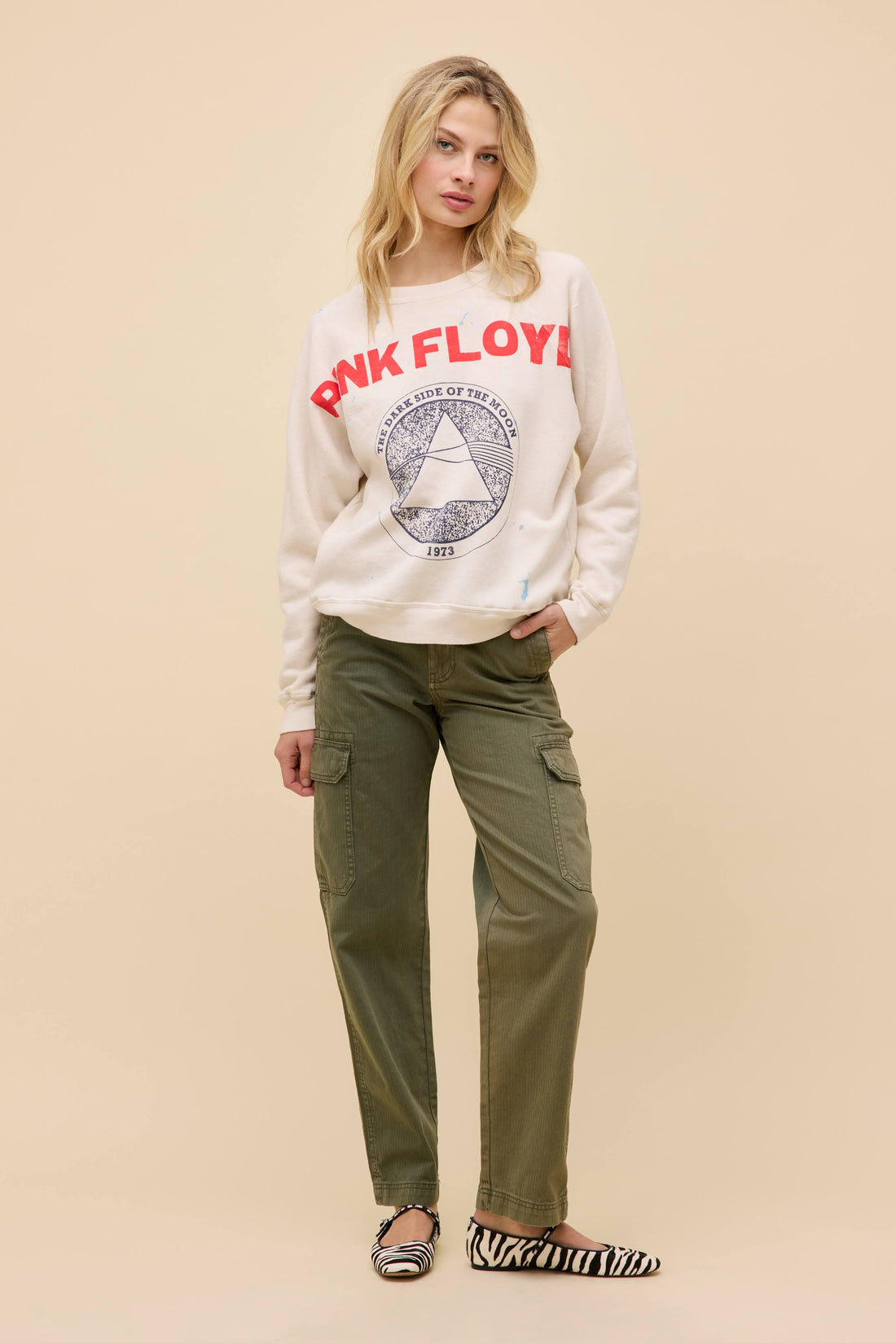 Daydreamer Pink Floyd Dark Side Vintage Sweatshirt