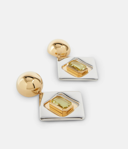 Chandelier Mirror Earring - Geo